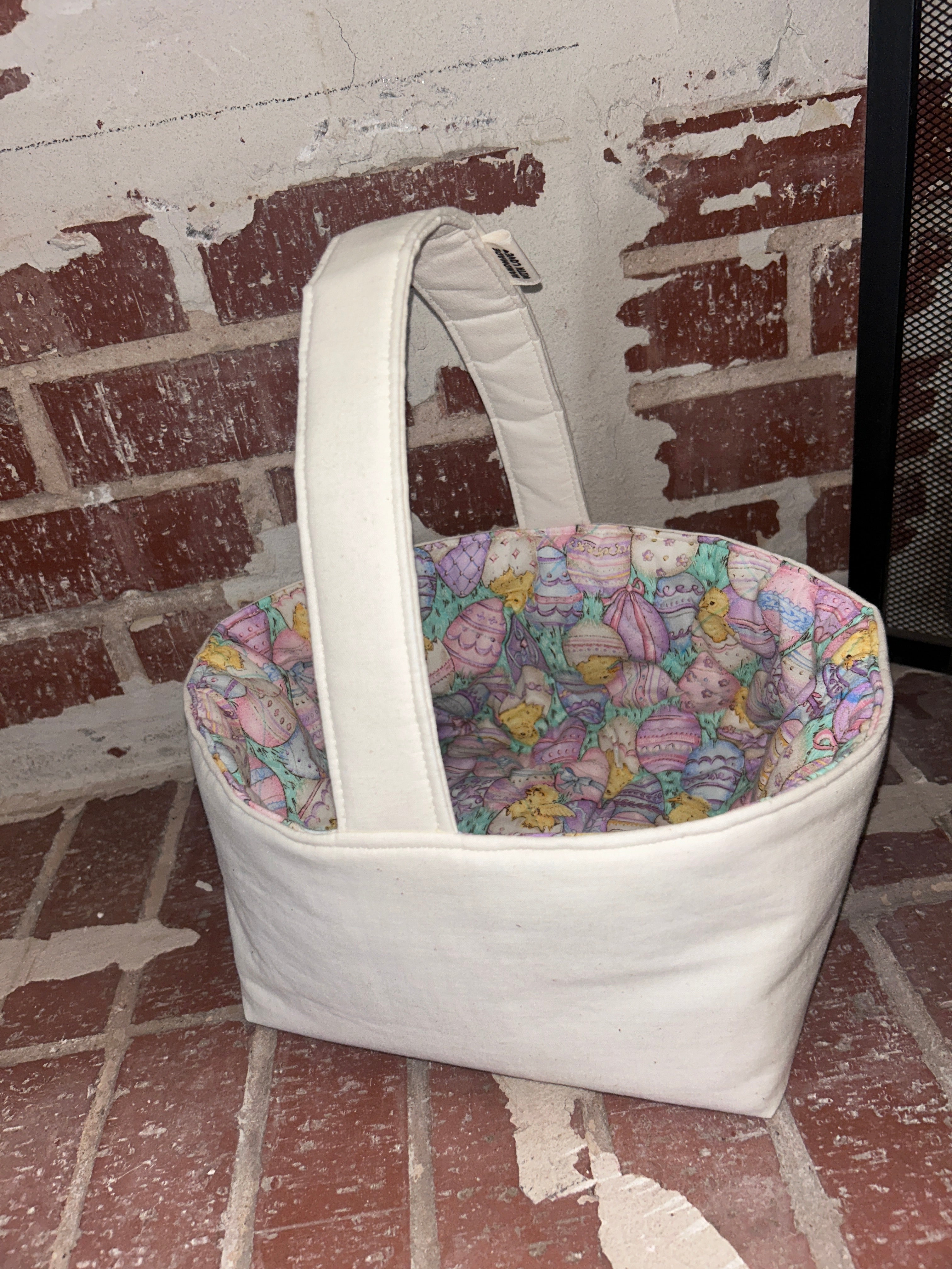 Handmade Fabric Easter Basket