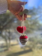 Chocolate Strawberry & Heart Car Hanger
