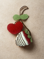 Chocolate Strawberry & Heart Car Hanger